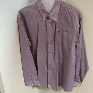 Cinch long sleeve button down